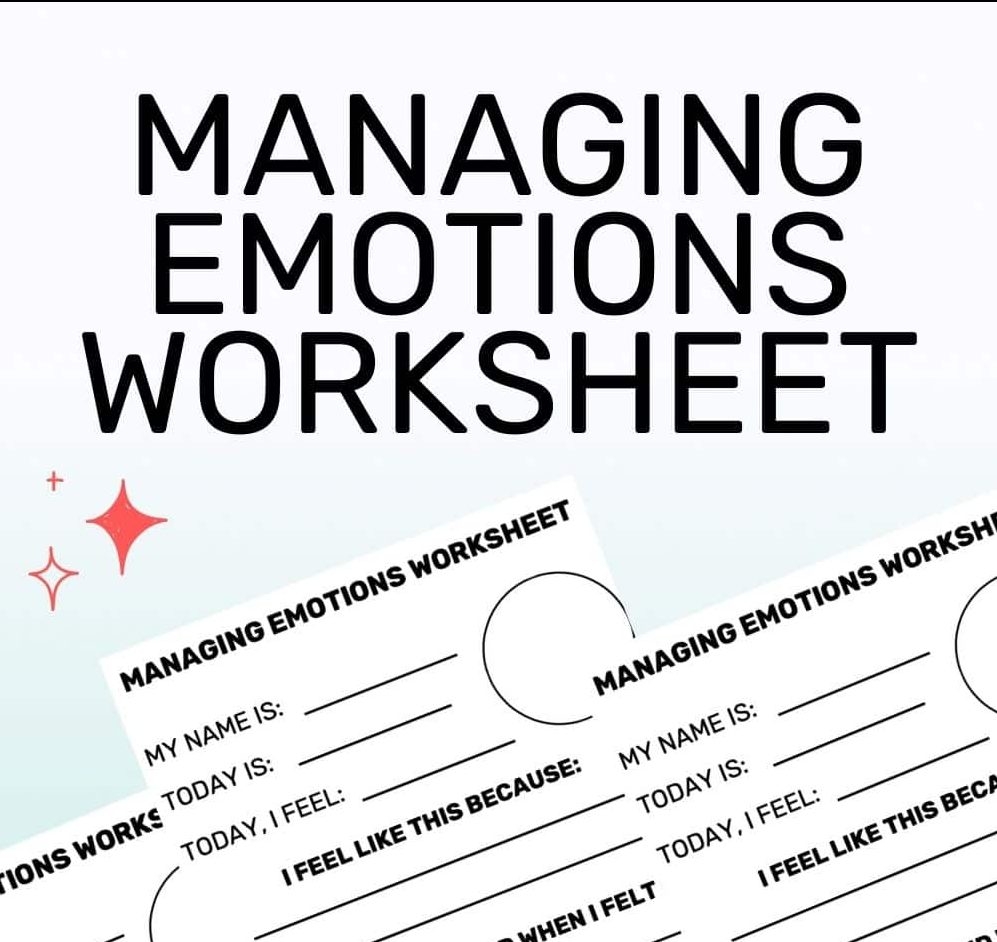 Free Managing Emotions Worksheet Download Free Managing Emotions 