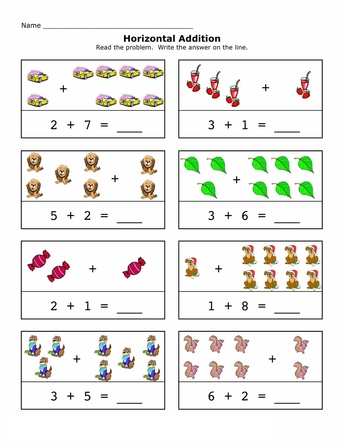 Free Math Worksheets Activity Shelter