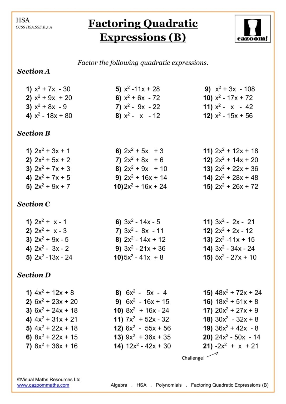 math worksheets with answer keys