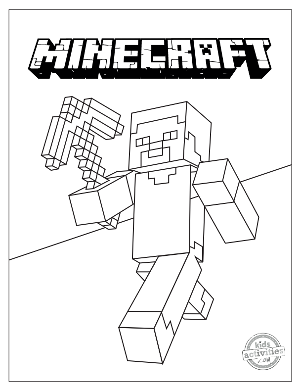 free printable minecraft cutouts