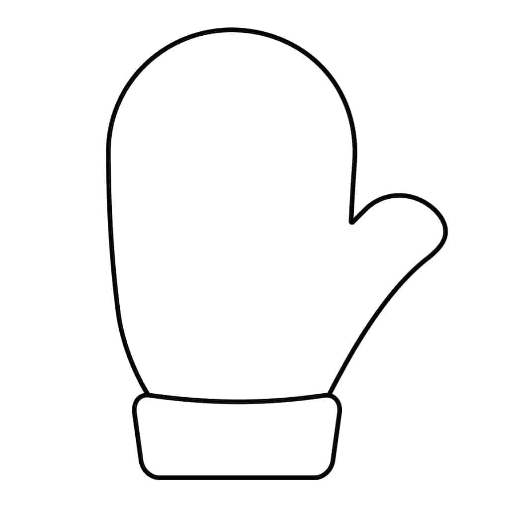 Free Mitten Template Printable Printable Templates Online By Paul