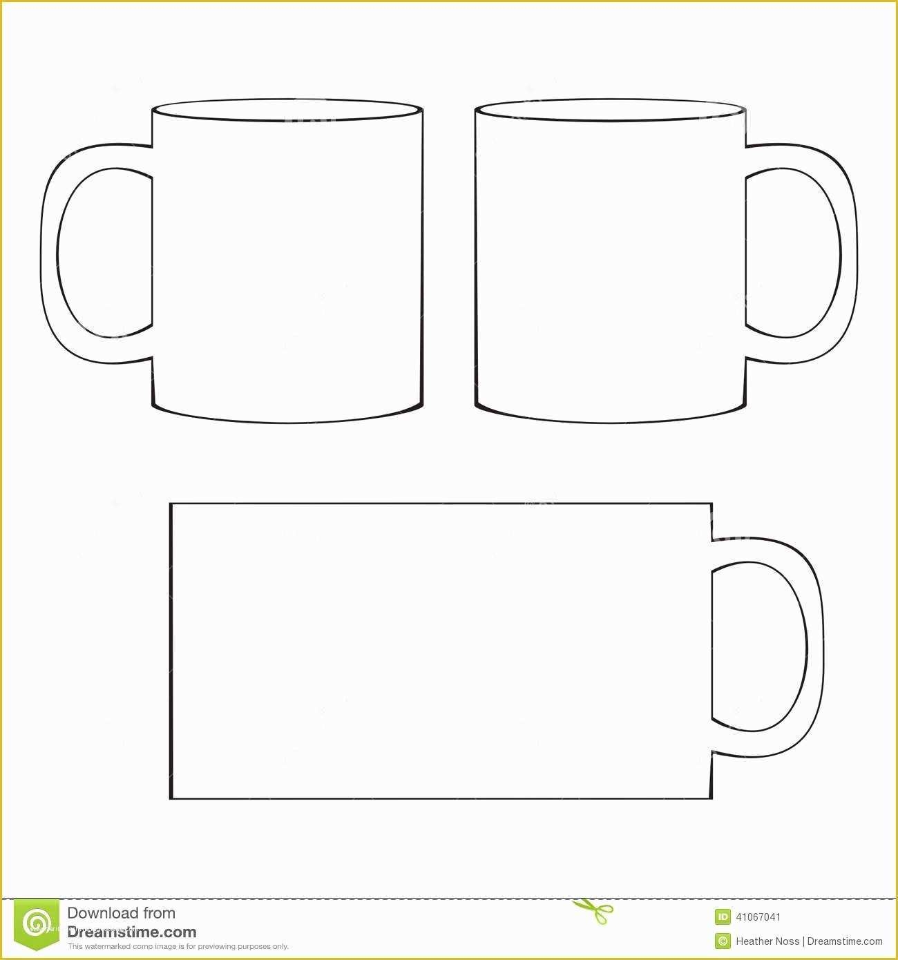 Free Mug Templates For Sublimation Of Mug Template For Printing To Pin
