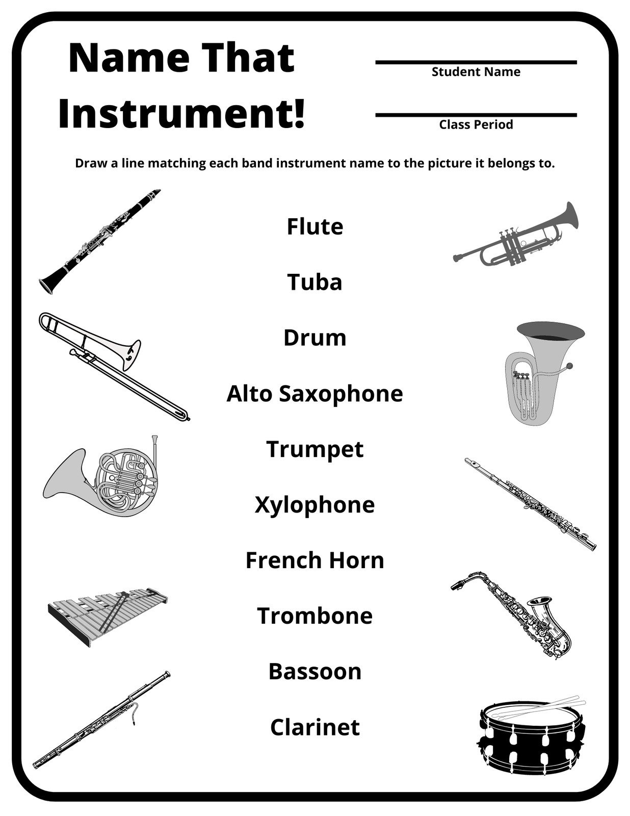 fun music worksheets pdf