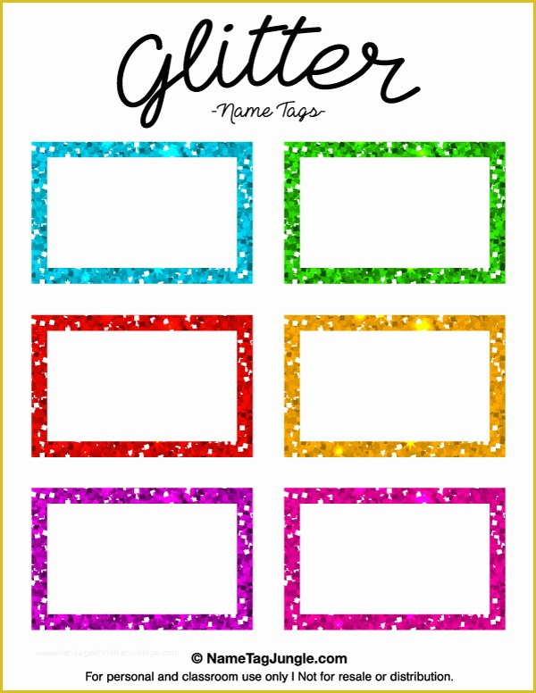 free printable blank name tags