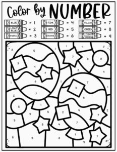 FREE New Years Color By Number 7 Printables Leap Of Faith Crafting