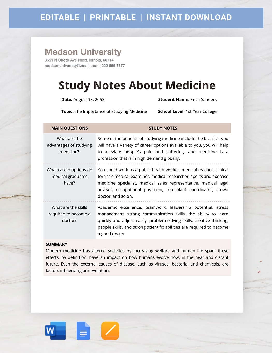 FREE Note Taking Templates Examples Edit Online Download
