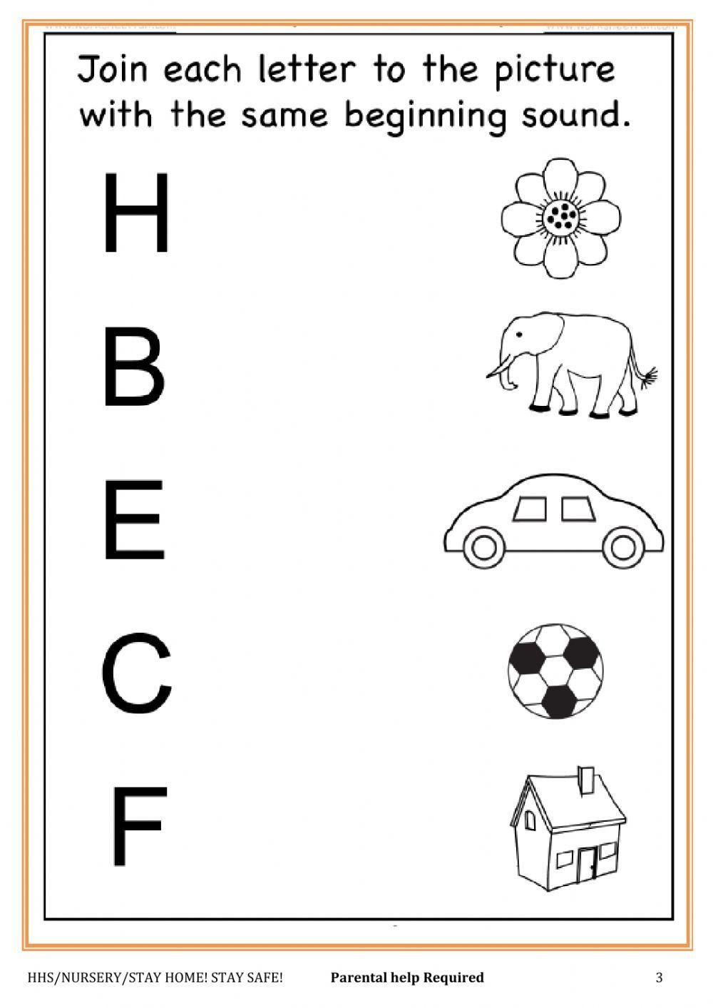Free Nursery Alphabet Worksheet Download Free Nursery Alphabet 