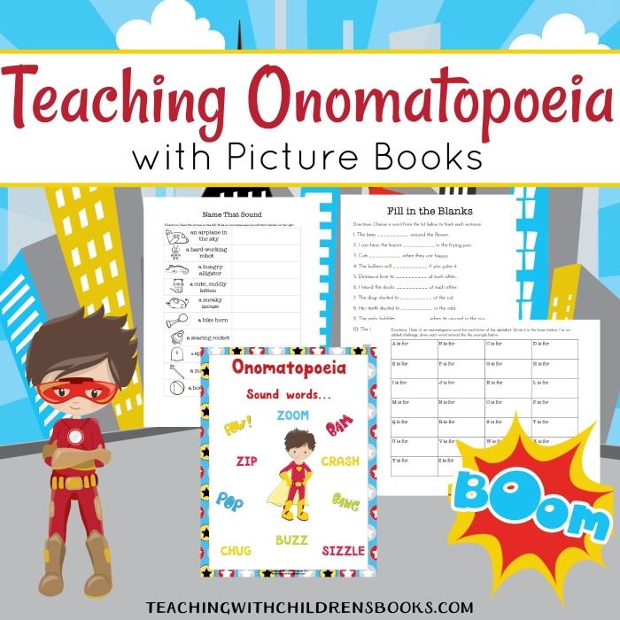 Free Onomatopoeia Printables Thrifty Homeschoolers Worksheets Library