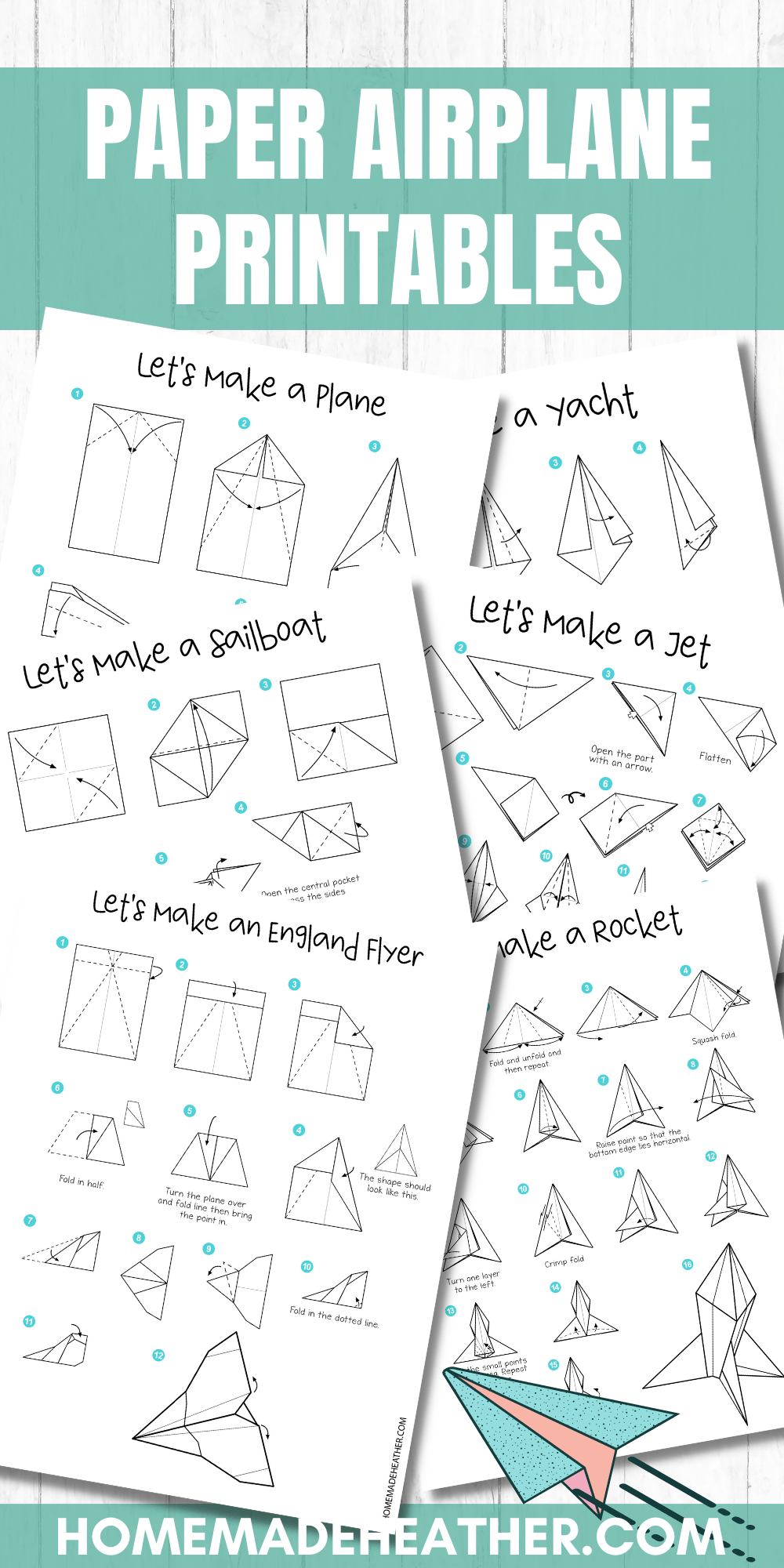 Free Paper Airplanes Printables Image To U