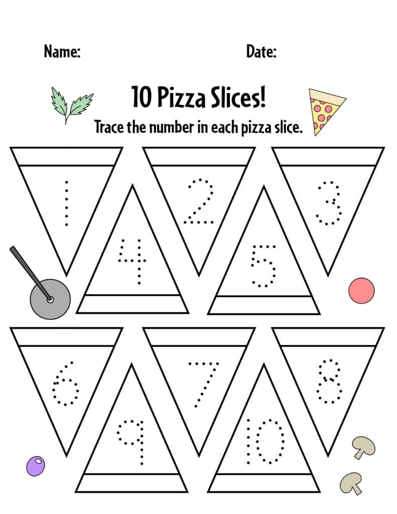 make a pizza printable free