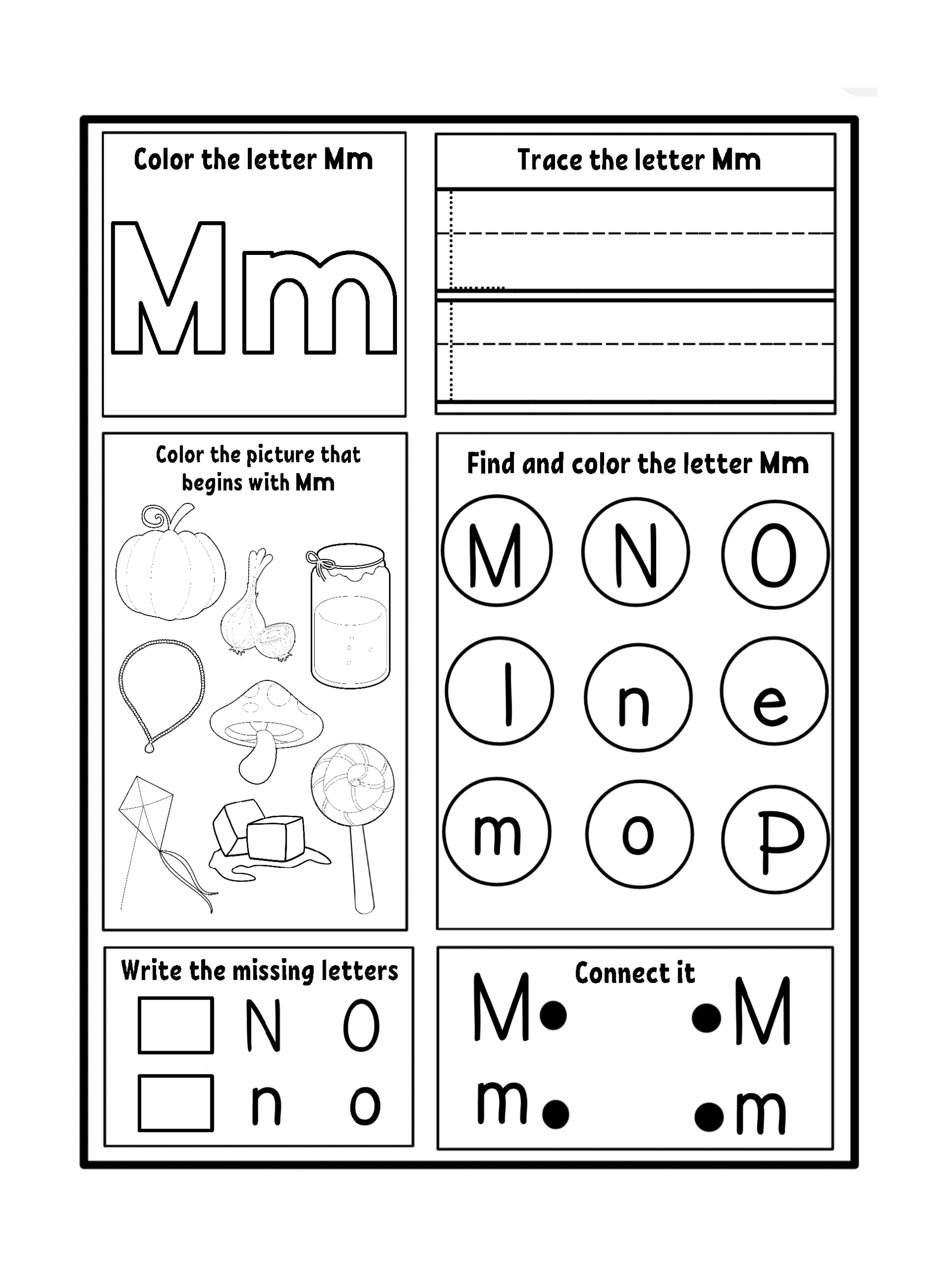 Free Preschool Letter M Worksheet Download Free Preschool Letter M 