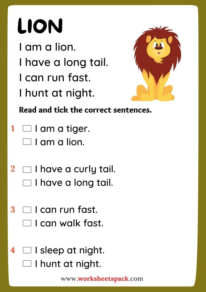 Free Preschool Reading Worksheets Worksheetspack