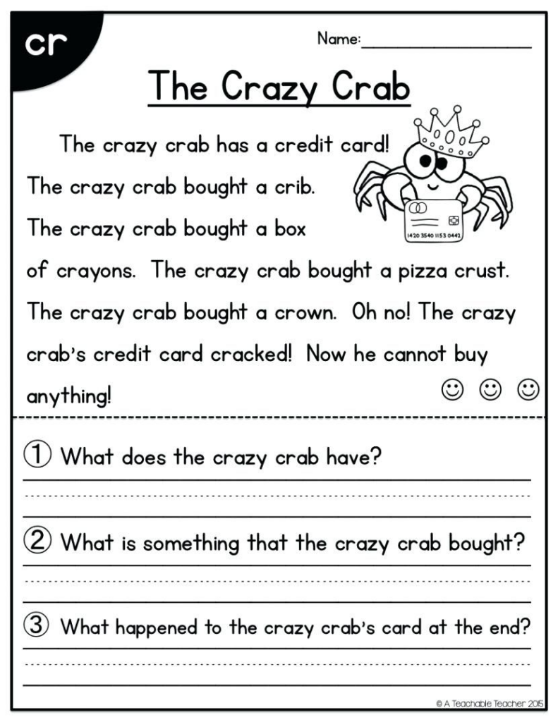 free printable 1st grade worksheets