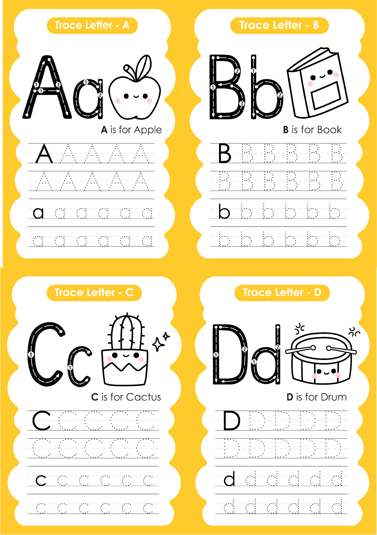 Free Printable Abc Book Worksheets