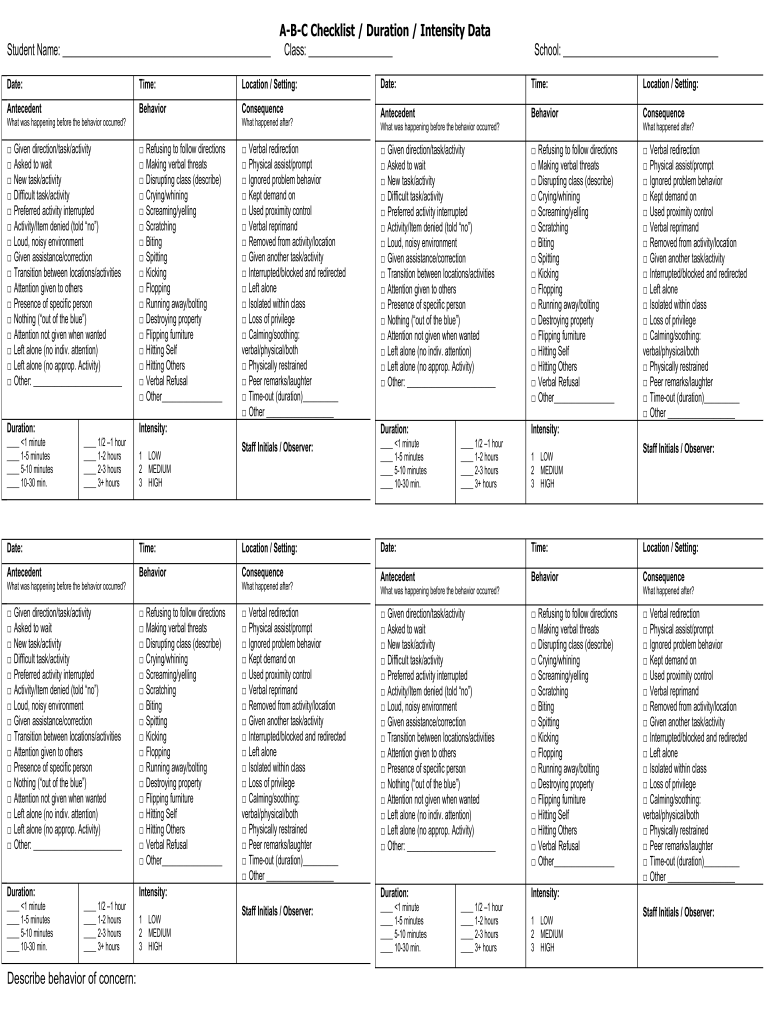 Free Printable Abc Data Sheet Download Free Printable Abc Data Sheet 