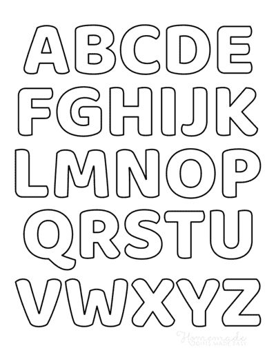 alphabet letters to print free