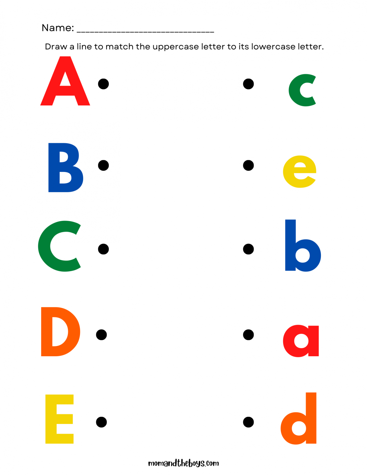 Free Printable Alphabet Worksheets For Preschoolers Preschool NBKomputer
