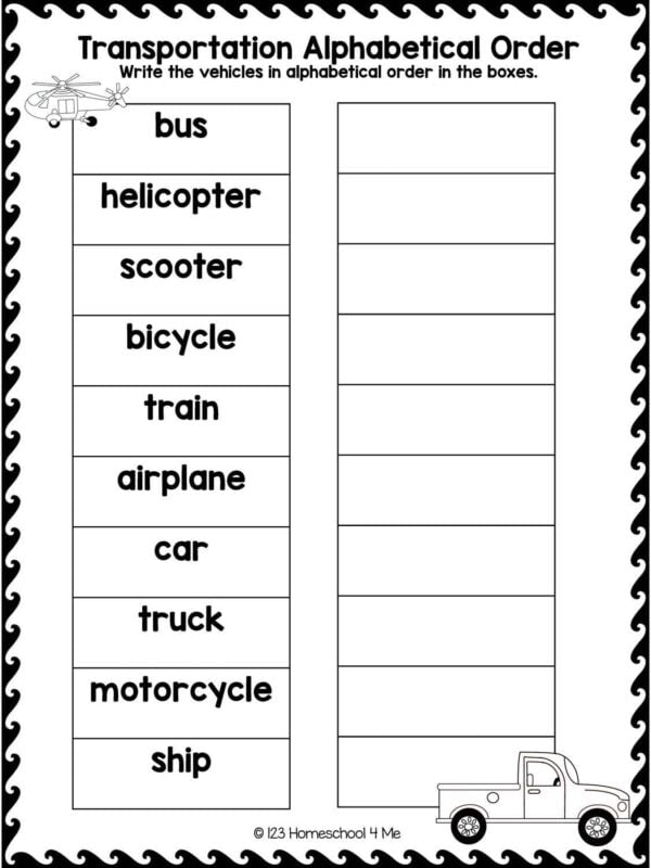 FREE Printable Alphabetical Order Worksheets 47 OFF