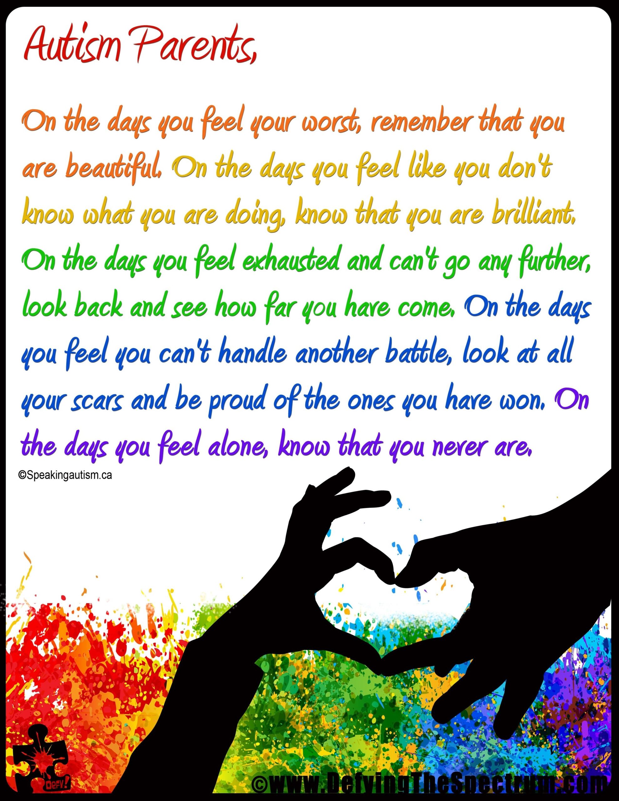 free printable autism printables