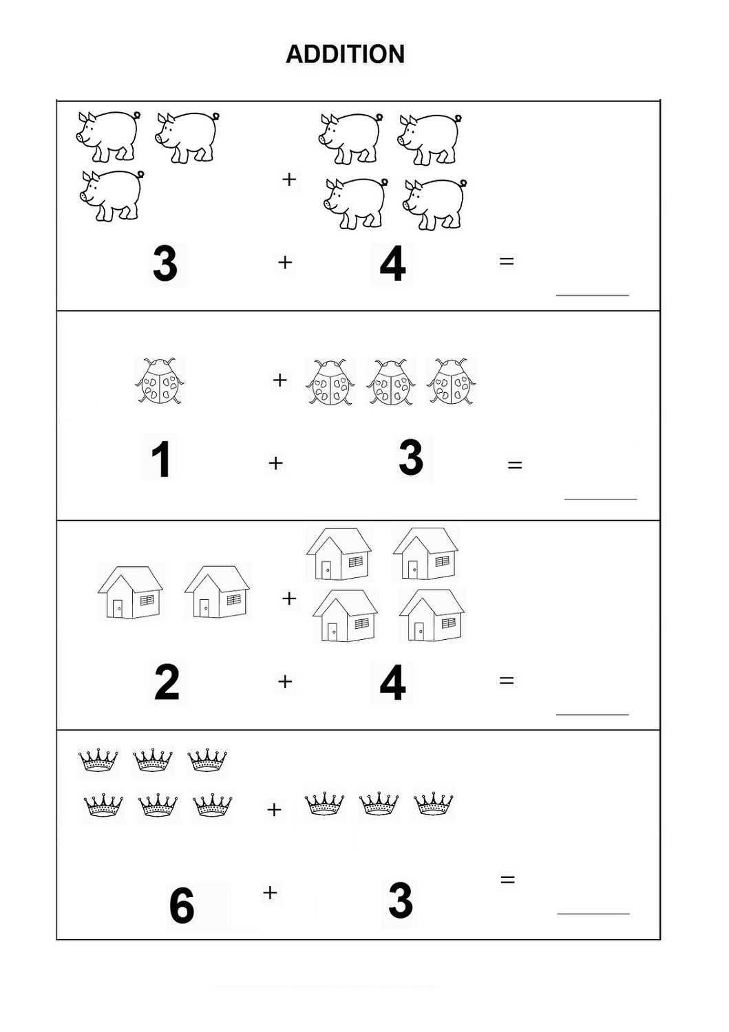 free basic math worksheets printable