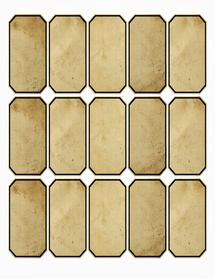 Free Printable Blank Potion Labels Dev onallcylinders