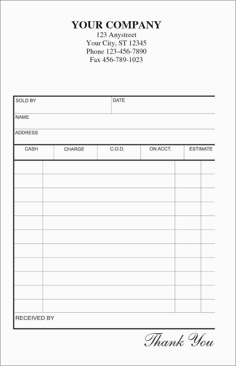 free printable blank receipt form free printable blank receipt form