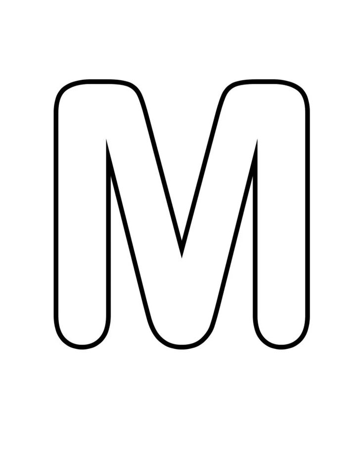Free Printable Bubble Letter M Write Draw In Bubble Letters 