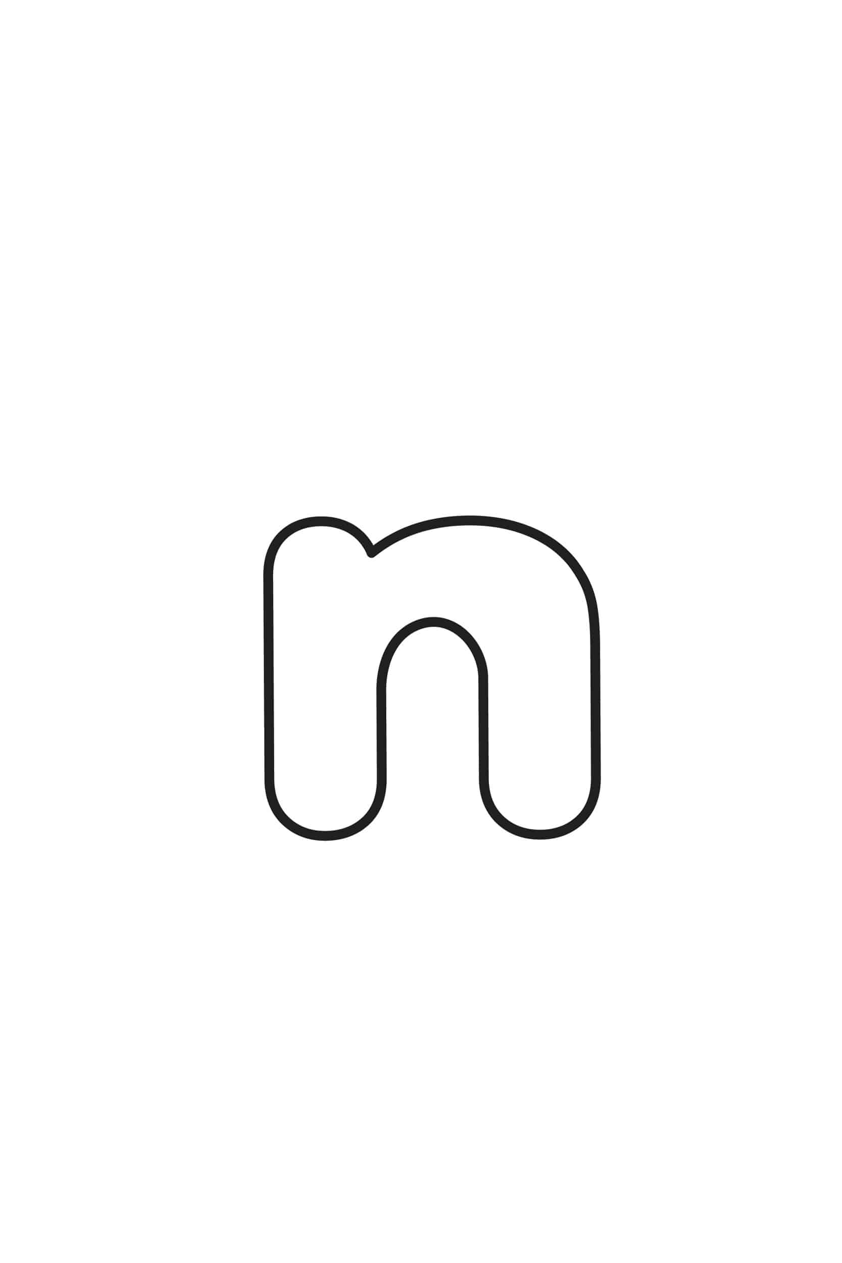 printable letter n letters