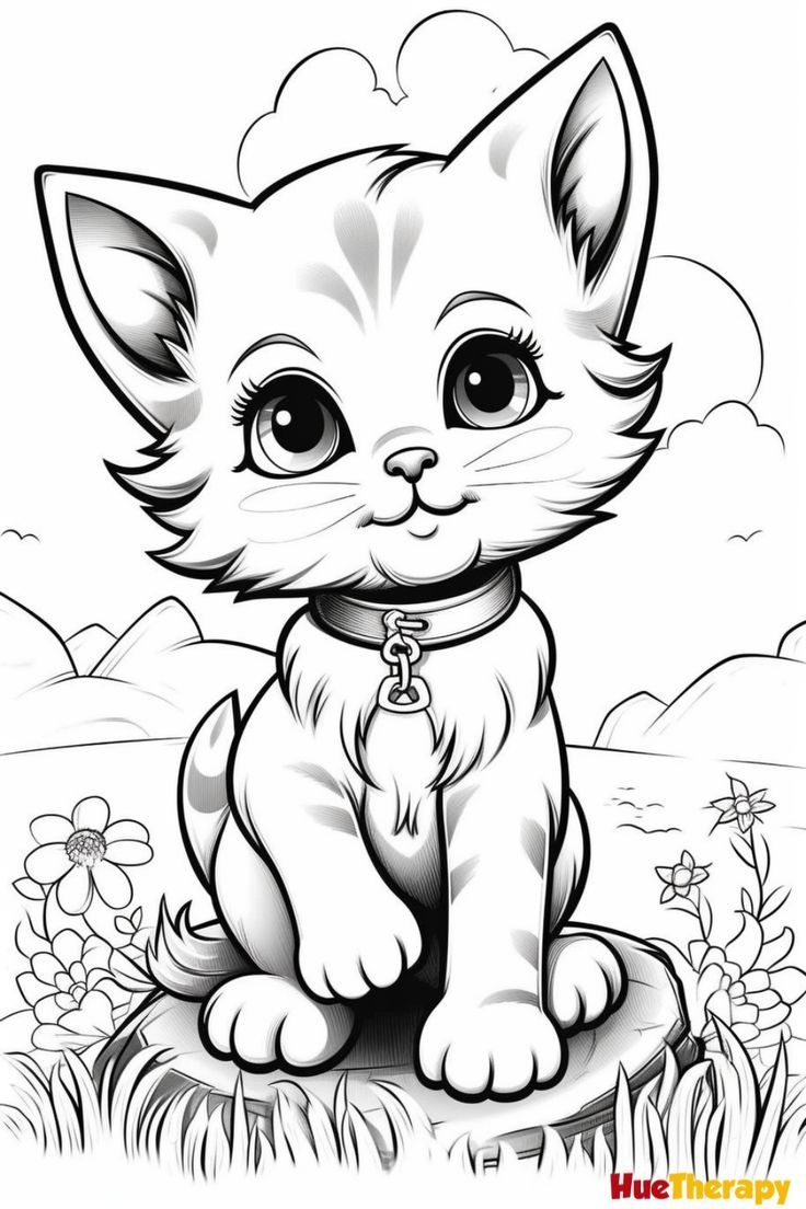 Free Printable Cat Coloring Pages Fun And Cute Designs