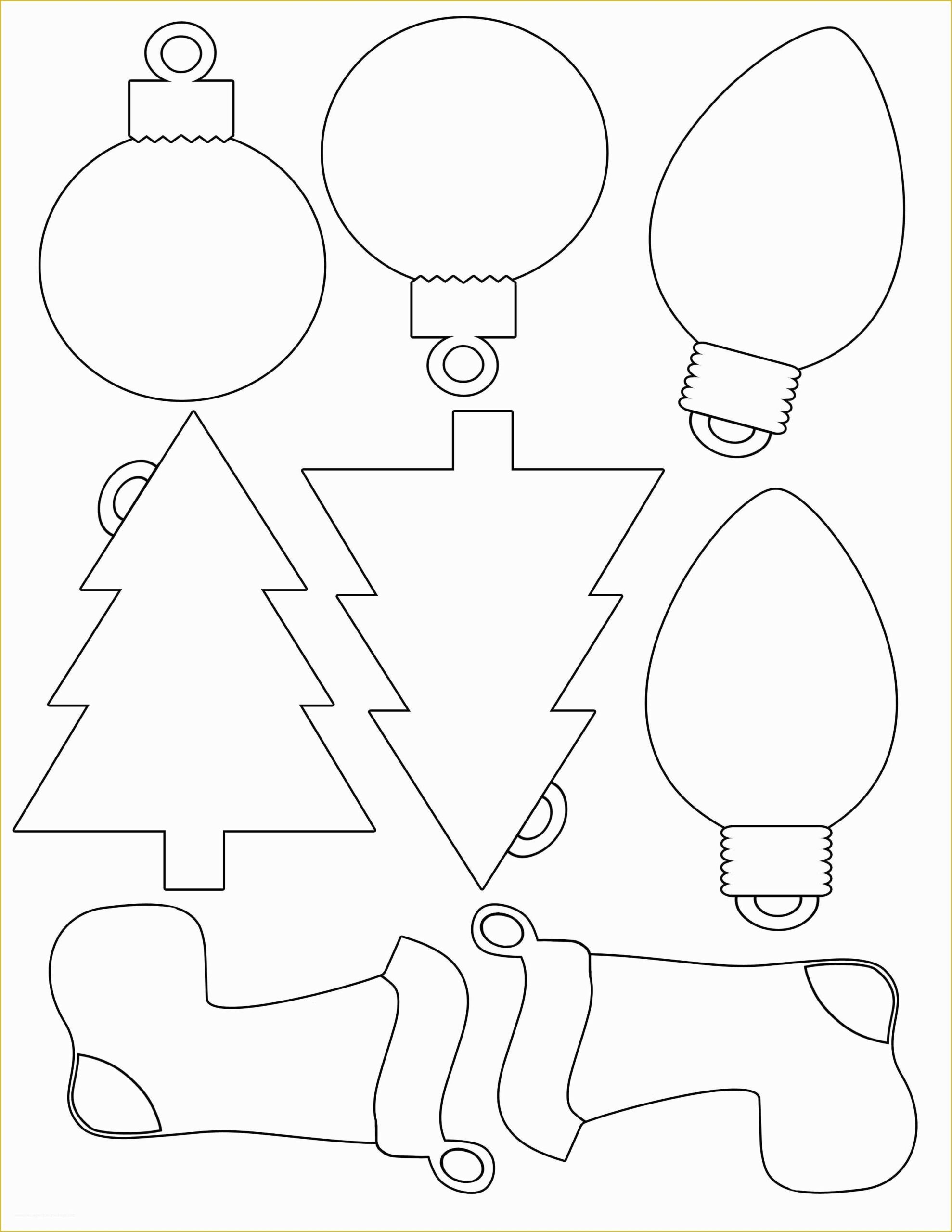Free Printable Christmas Craft Templates Of Free Printable Christmas