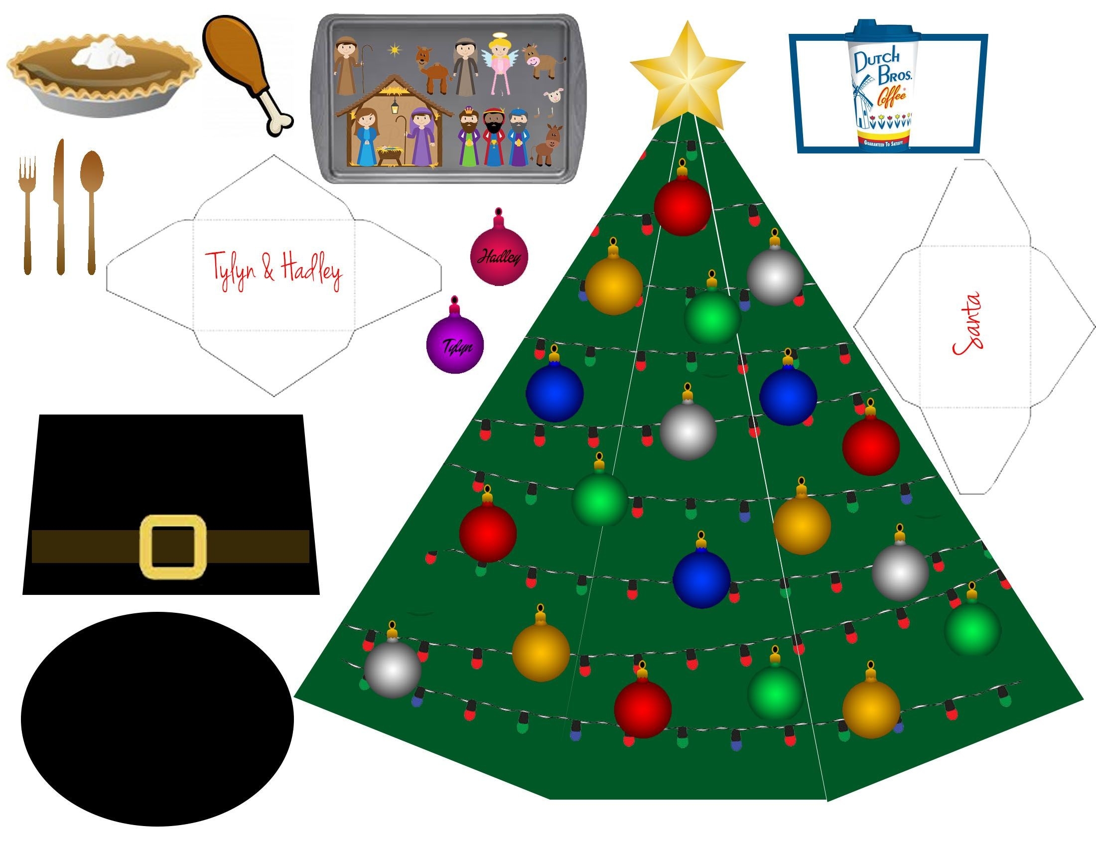 Free Printable Christmas Cutouts Free Printable