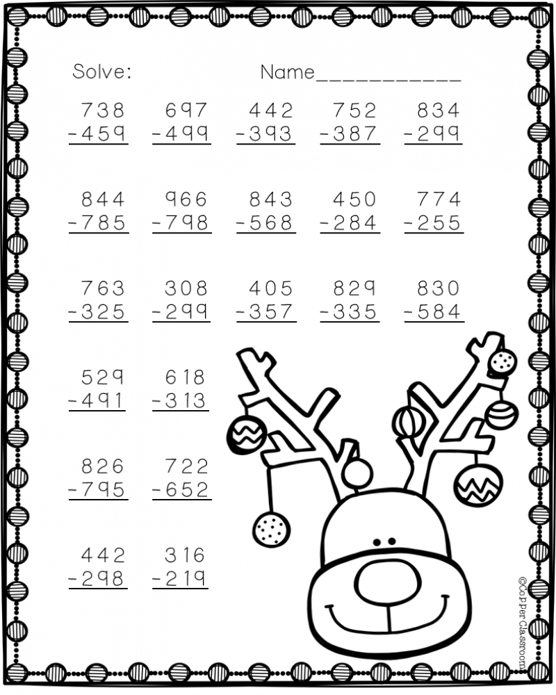 free printable math worksheets for 4th grade