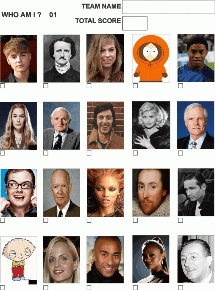 printable free quizzes