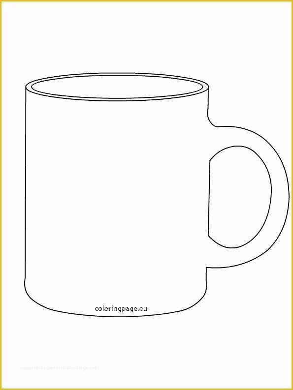 Free Printable Coffee Mug Template Of Image 0 Mug Template Free 