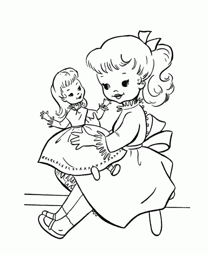 Free Printable Coloring Pages For Girls Coloring Home