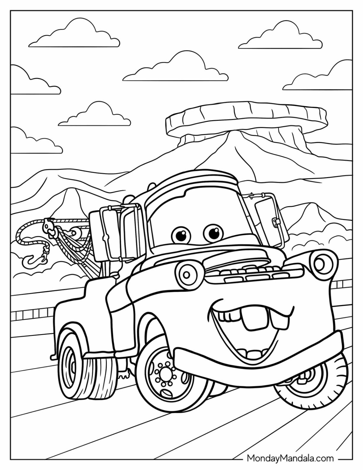 car colouring in pages printable