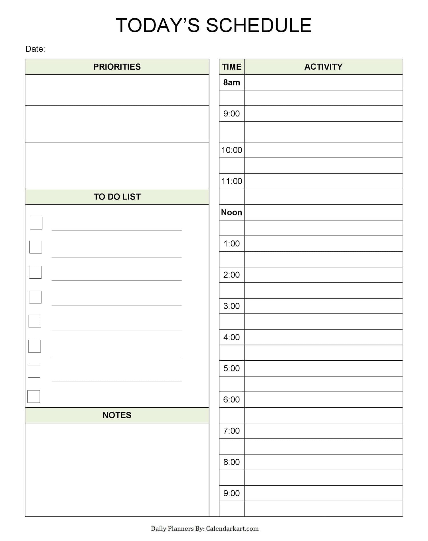 free printable daily journal templates