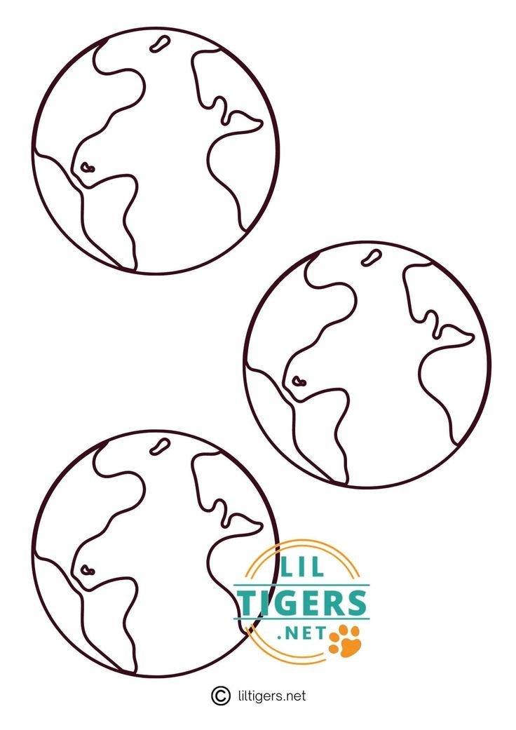 free printable earth templates pdf