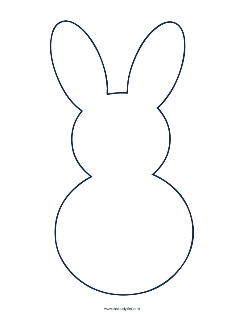 free easter bunny printable template