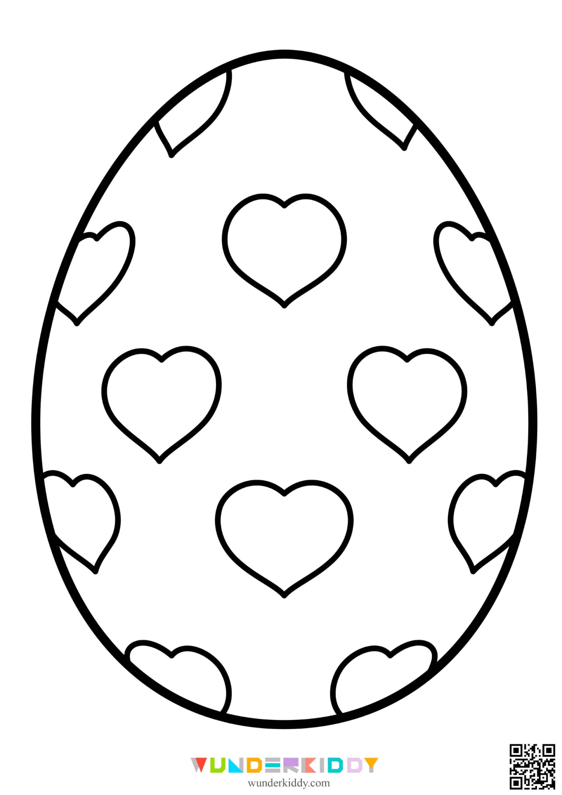 Free Printable Easter Egg Coloring Pages Easter Egg Template NBKomputer