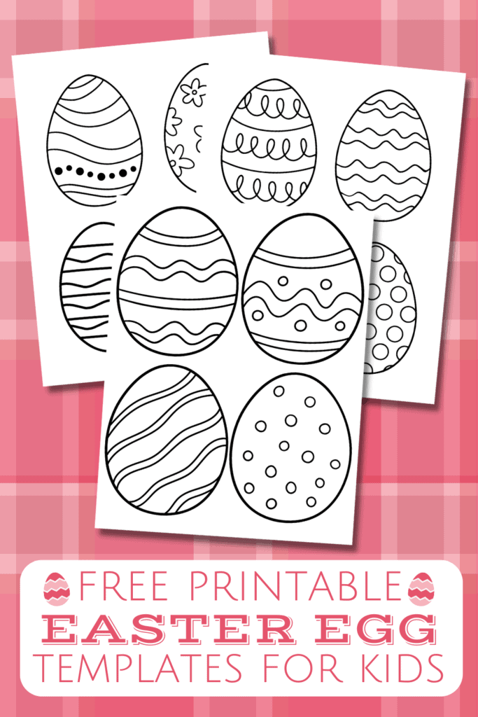 free printable easter egg templates