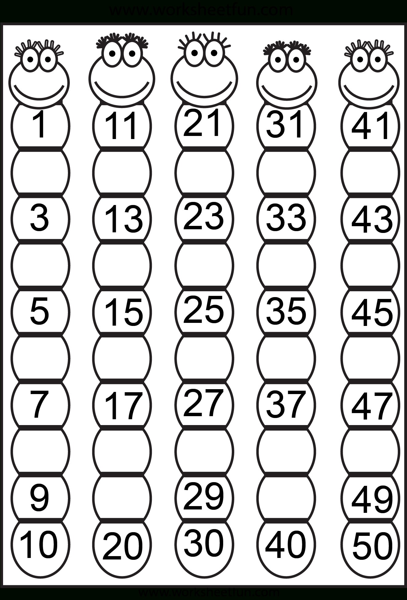 fun worksheets for kindergarten printable