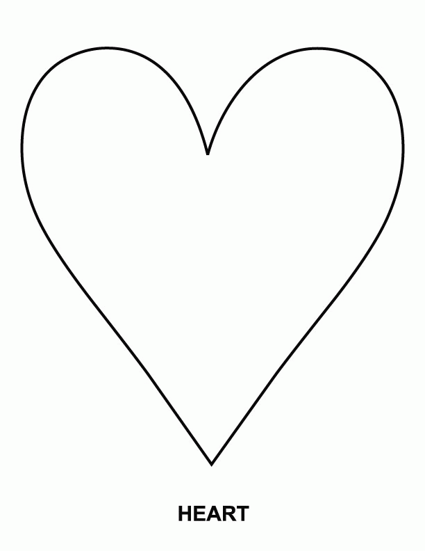 Free Printable Heart Shapes Coloring Home