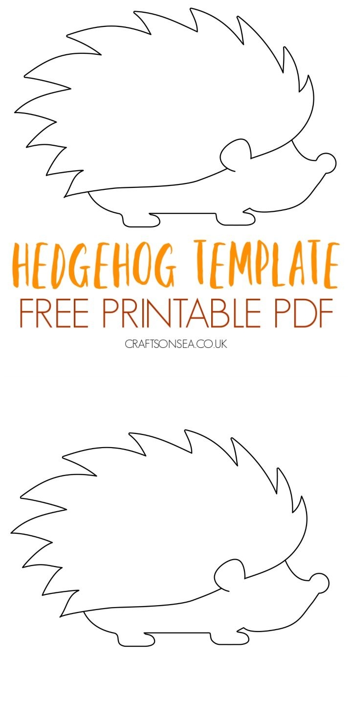 Free Printable Hedgehog Template Printable New Year Banners