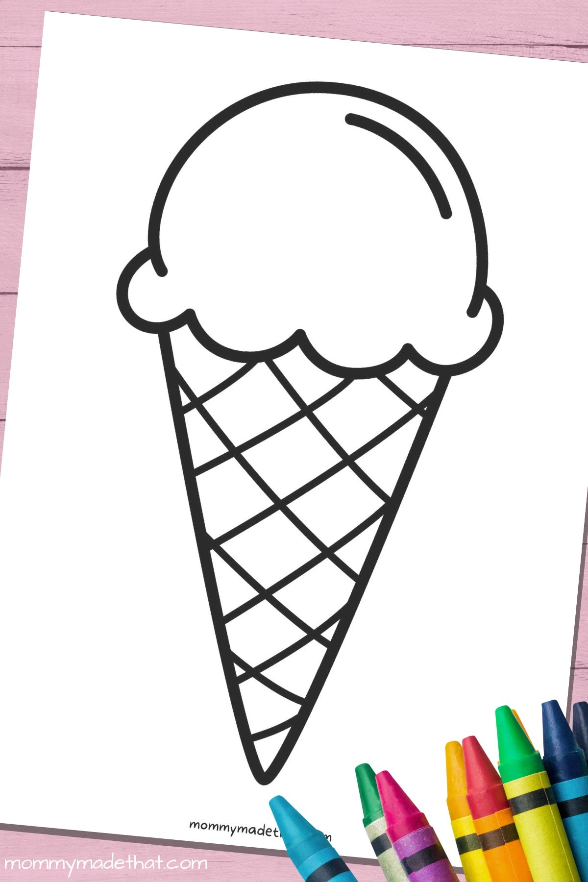Free Printable Ice Cream Template Ice Cream Template Ice 44 OFF