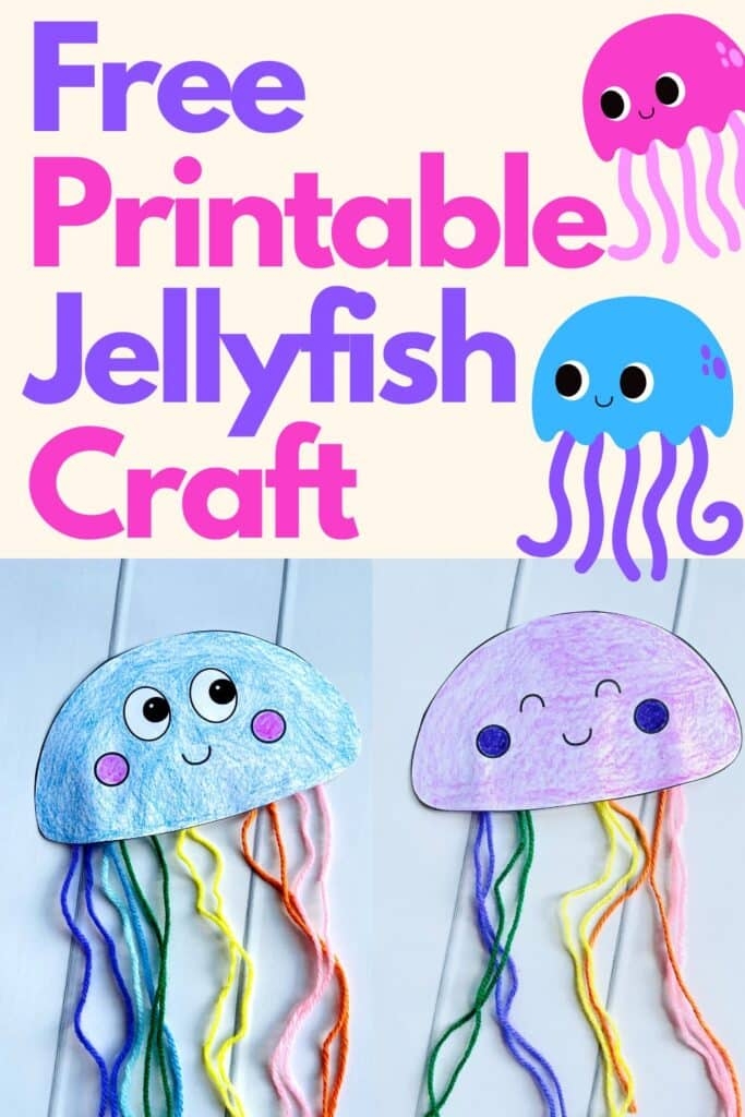 free jellyfish printable