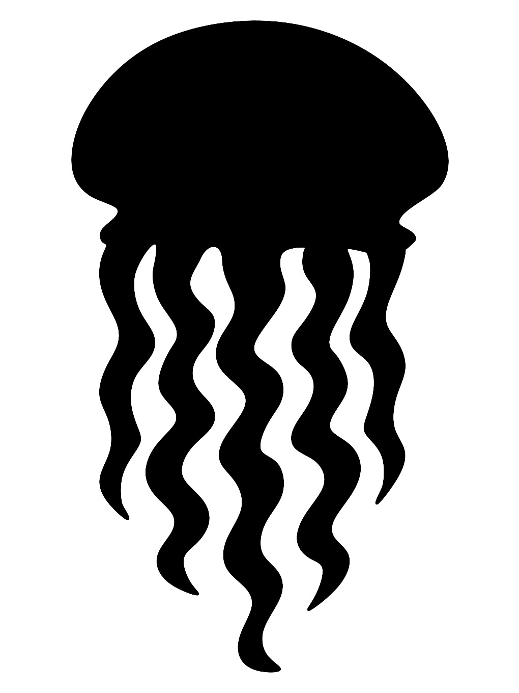 Free Printable Jellyfish Stencils And Templates