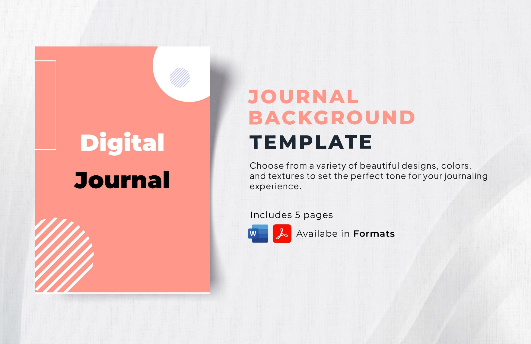 Free Printable Journal Template In Word Google Docs PDF Download 