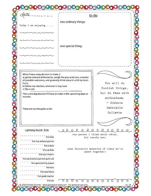 free printable journal templates