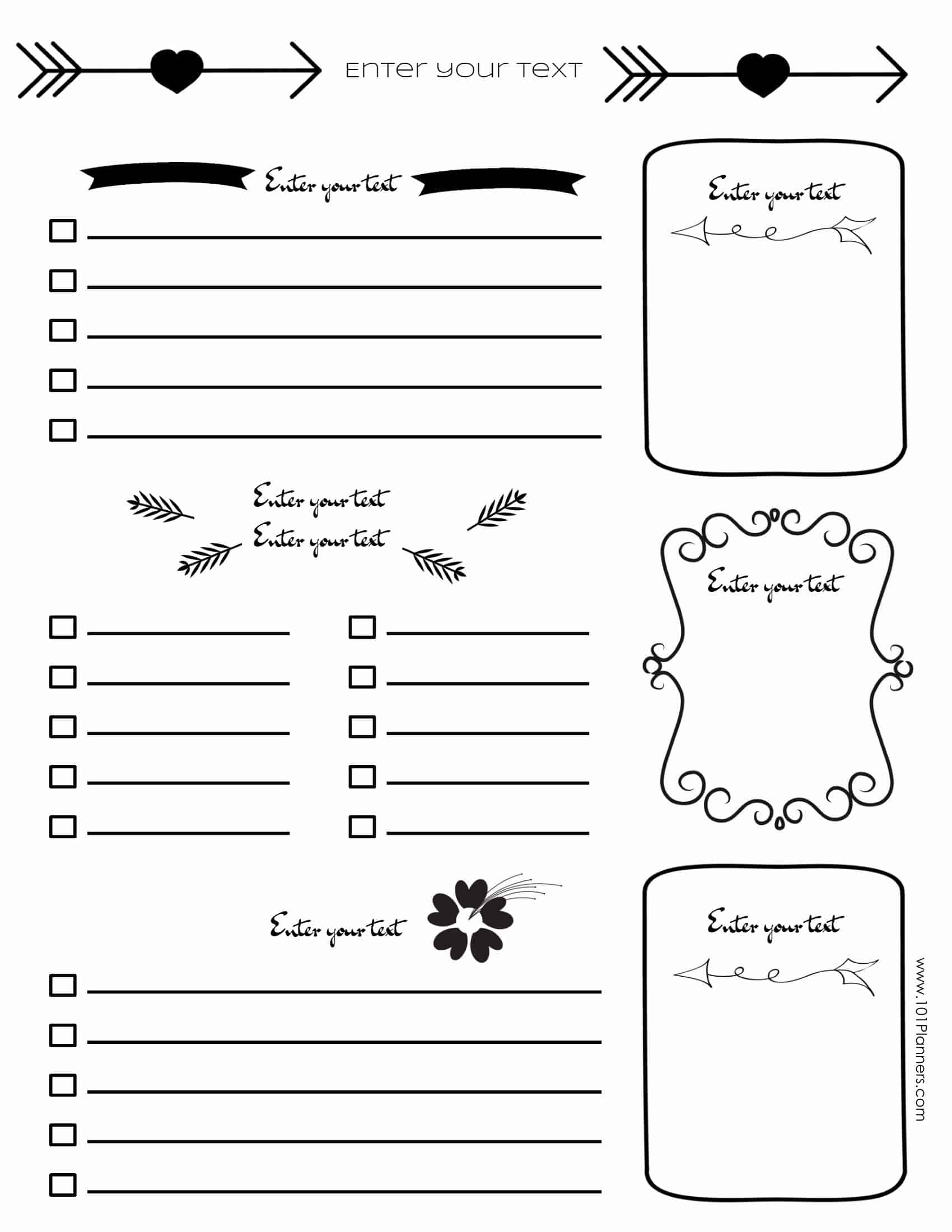 Free Printable Journal Templates Room Surf